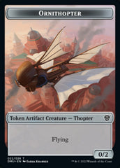 Phyrexian // Ornithopter Double-Sided Token [Dominaria United Tokens] | Pegasus Games WI