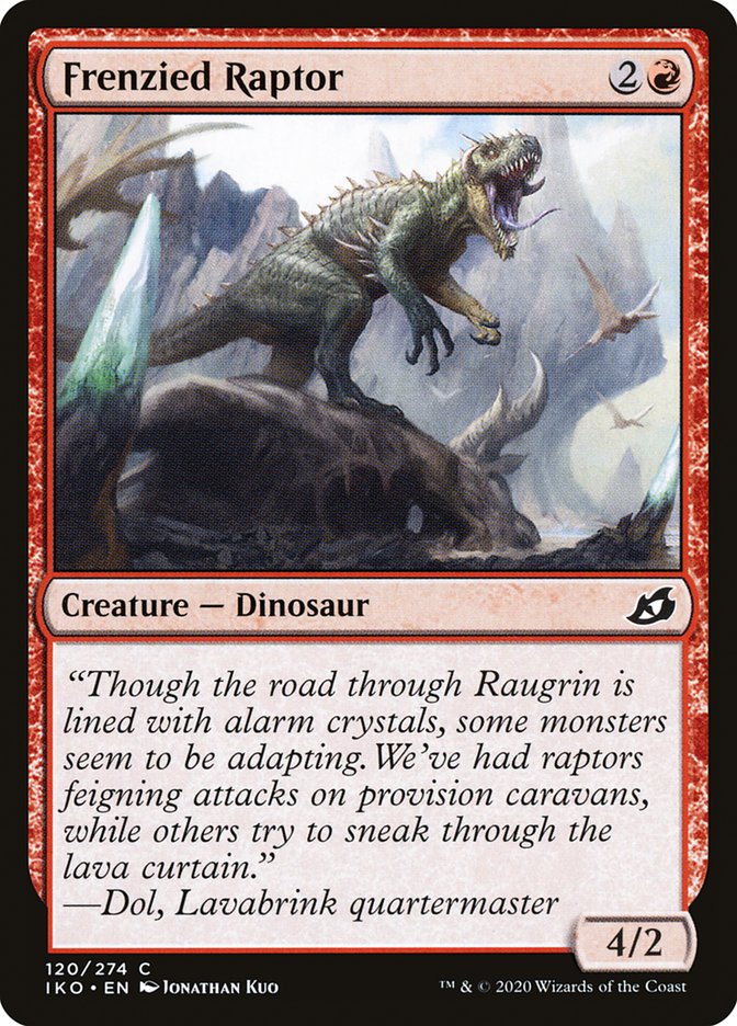 Frenzied Raptor [Ikoria: Lair of Behemoths] | Pegasus Games WI