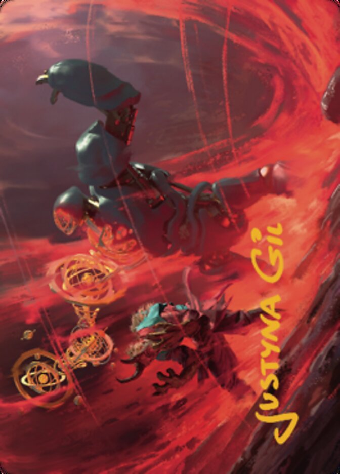 Twinferno Art Card (Gold-Stamped Signature) [Dominaria United Art Series] | Pegasus Games WI