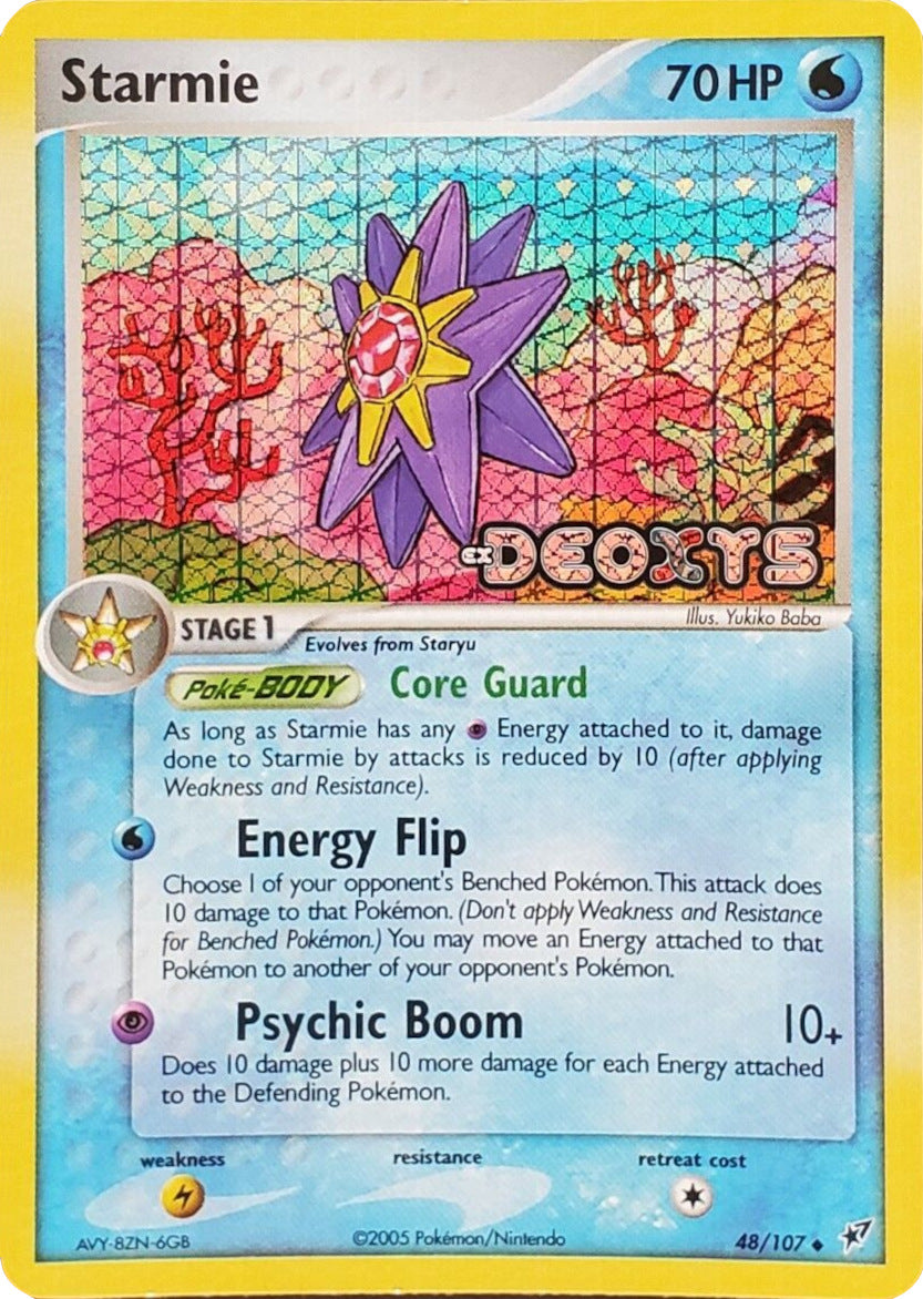 Starmie (48/107) (Stamped) [EX: Deoxys] | Pegasus Games WI