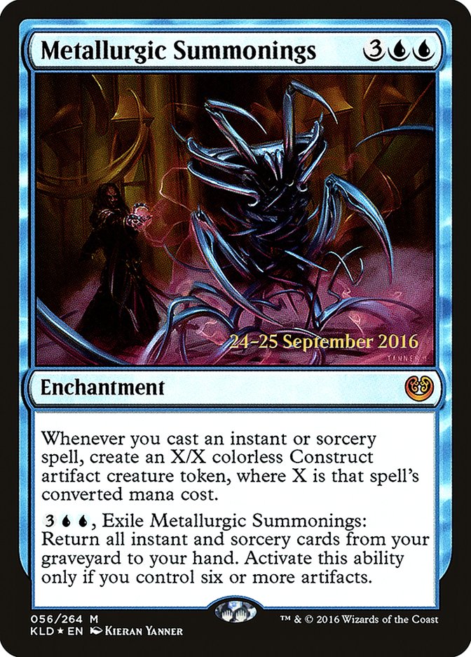 Metallurgic Summonings [Kaladesh Prerelease Promos] | Pegasus Games WI