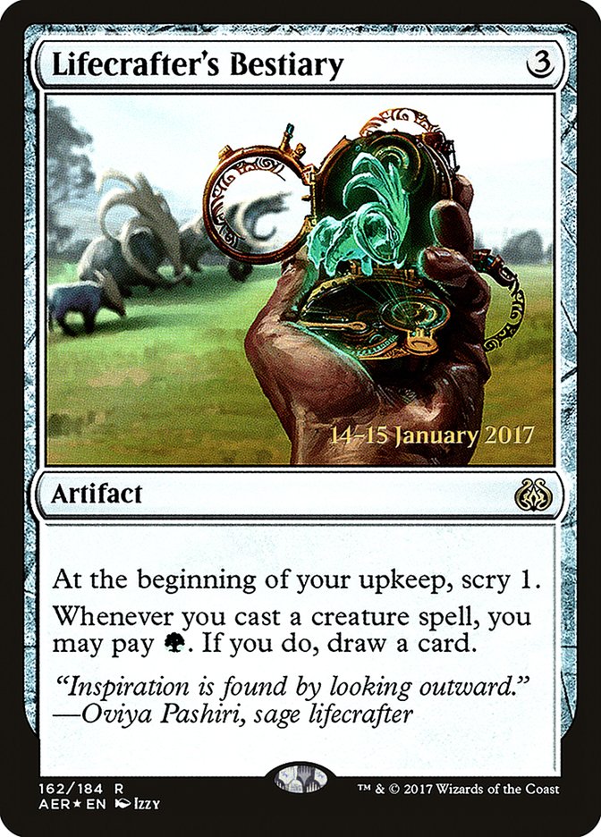 Lifecrafter's Bestiary [Aether Revolt Prerelease Promos] | Pegasus Games WI