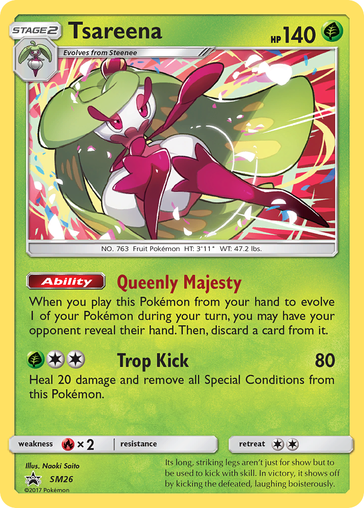 Tsareena (SM26) [Sun & Moon: Black Star Promos] | Pegasus Games WI