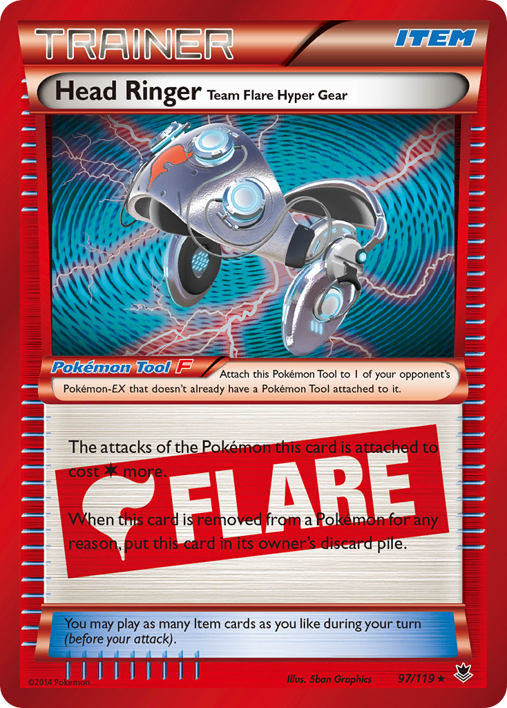 Head Ringer Team Flare Hyper Gear (97/119) [XY: Phantom Forces] | Pegasus Games WI