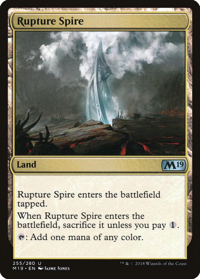 Rupture Spire [Core Set 2019] | Pegasus Games WI