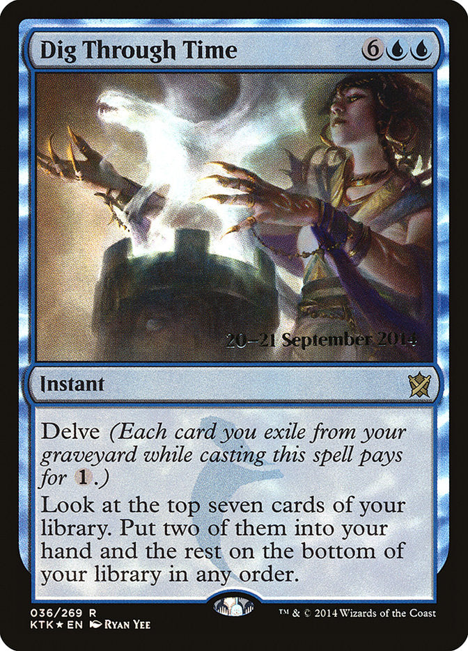 Dig Through Time [Khans of Tarkir Prerelease Promos] | Pegasus Games WI