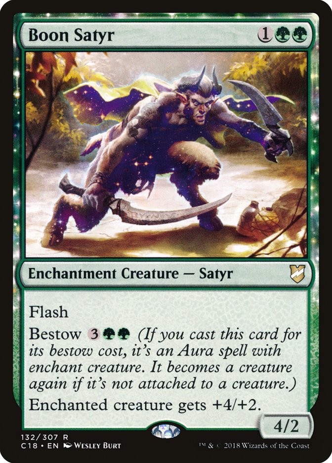 Boon Satyr [Commander 2018] | Pegasus Games WI