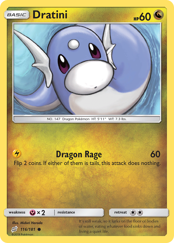 Dratini (116/181) [Sun & Moon: Team Up] | Pegasus Games WI