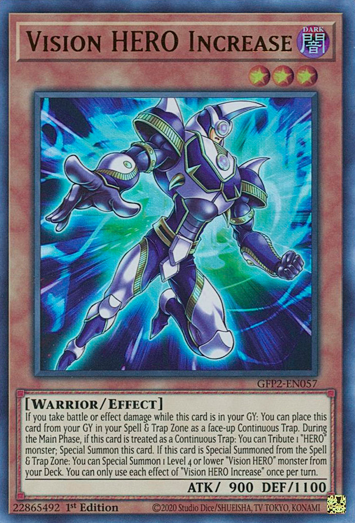 Vision HERO Increase [GFP2-EN057] Ultra Rare | Pegasus Games WI