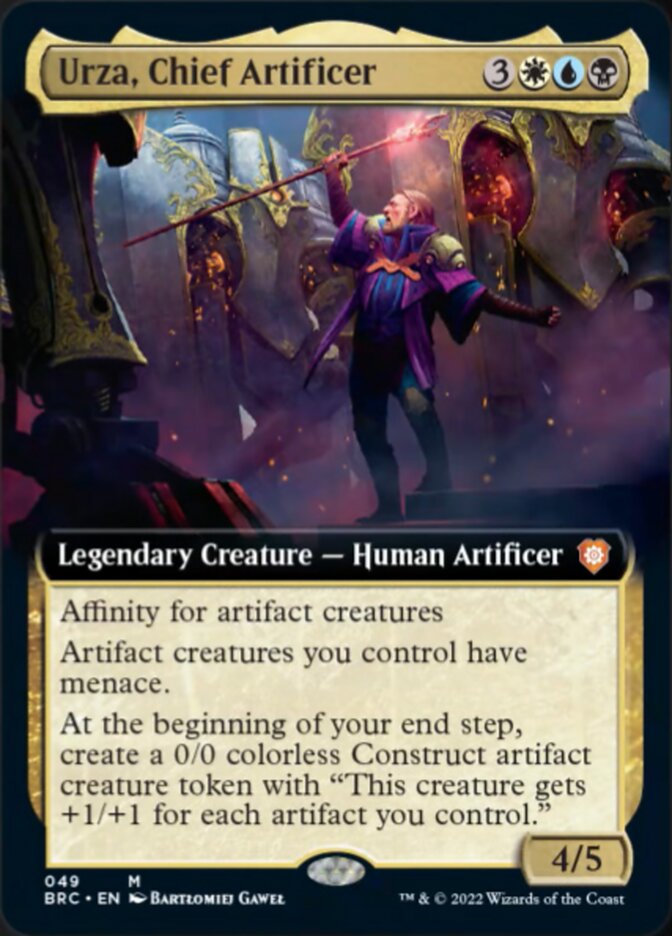 Urza, Chief Artificer (Extended Art) [The Brothers' War Commander] | Pegasus Games WI