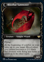 Voldaren Bloodcaster // Bloodbat Summoner (Showcase Fang Frame) [Innistrad: Crimson Vow] | Pegasus Games WI