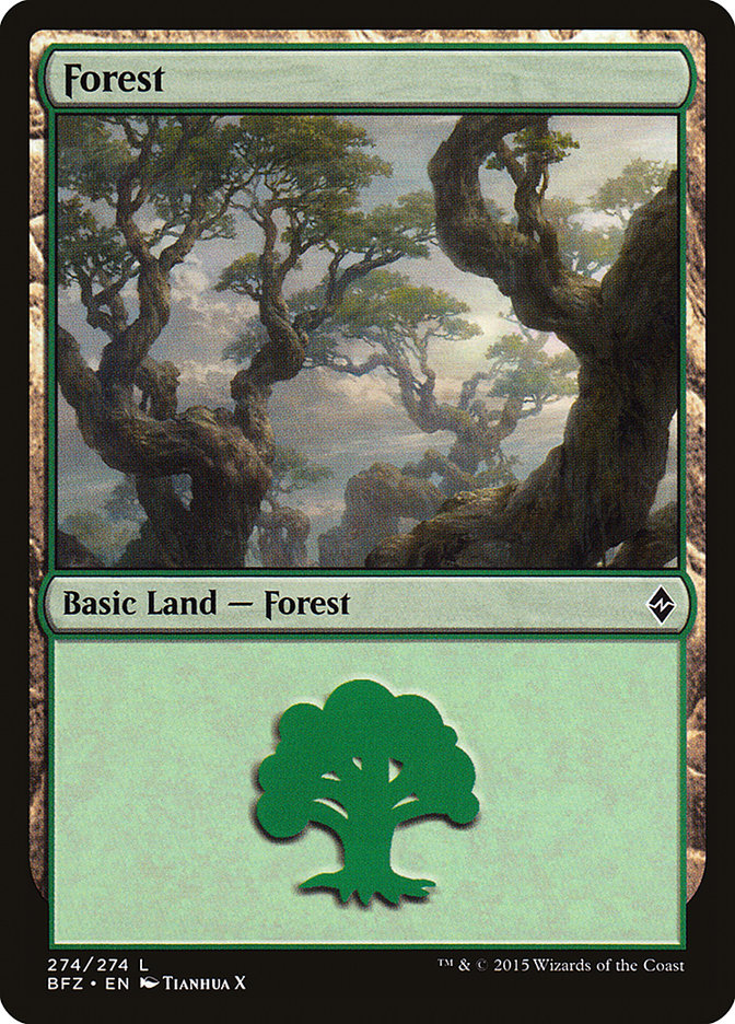 Forest [Battle for Zendikar] | Pegasus Games WI