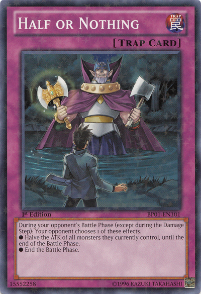 Half or Nothing [BP01-EN101] Starfoil Rare | Pegasus Games WI