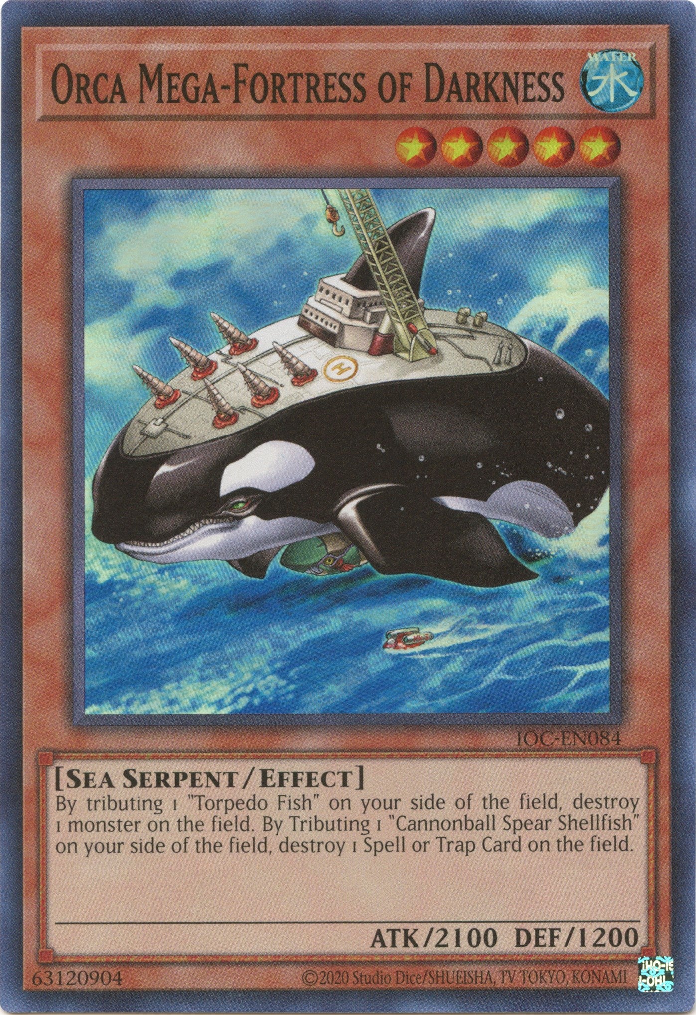 Orca Mega-Fortress of Darkness (25th Anniversary) [IOC-EN084] Super Rare | Pegasus Games WI