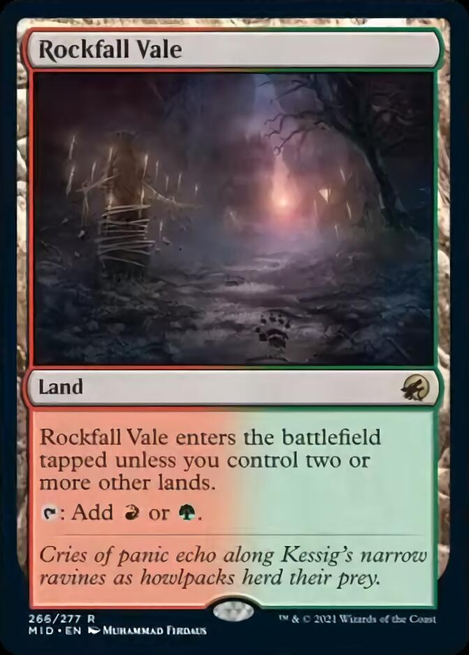 Rockfall Vale [Innistrad: Midnight Hunt] | Pegasus Games WI