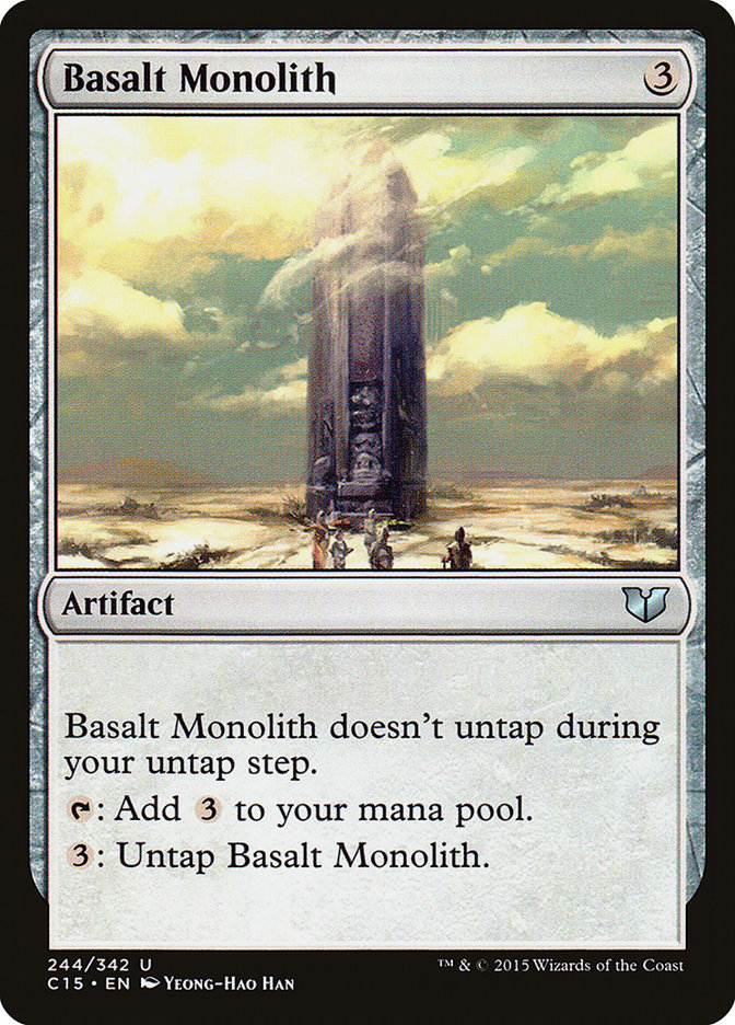 Basalt Monolith [Commander 2015] | Pegasus Games WI
