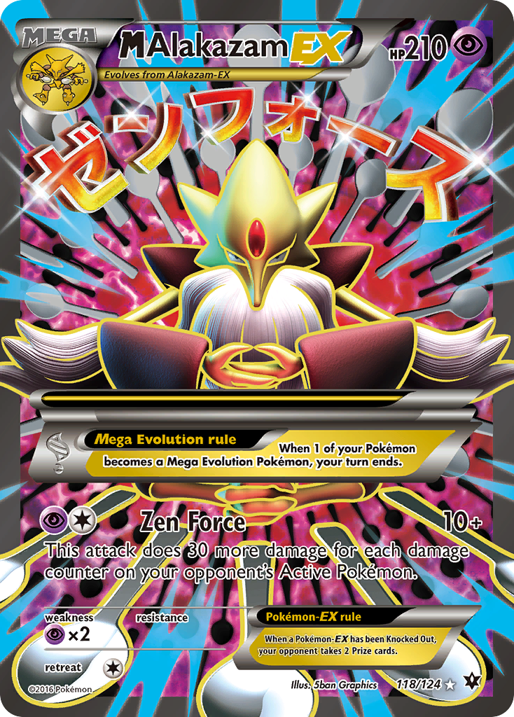 M Alakazam EX (118/124) [XY: Fates Collide] | Pegasus Games WI