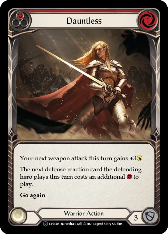 Dauntless (Red) [CRU085] Unlimited Normal | Pegasus Games WI