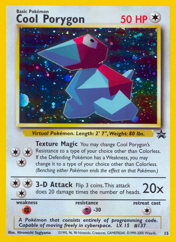 Cool Porygon (15) [Wizards of the Coast: Black Star Promos] | Pegasus Games WI