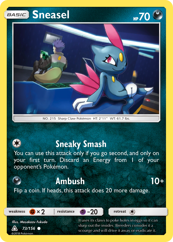 Sneasel (73/156) [Sun & Moon: Ultra Prism] | Pegasus Games WI