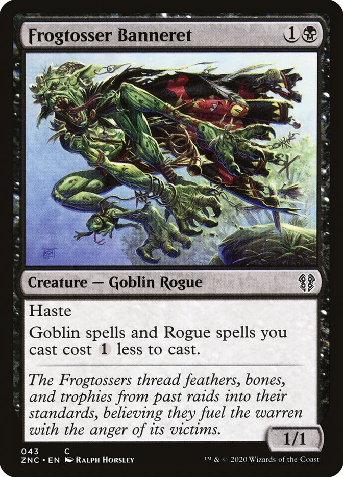 Frogtosser Banneret [Zendikar Rising Commander] | Pegasus Games WI