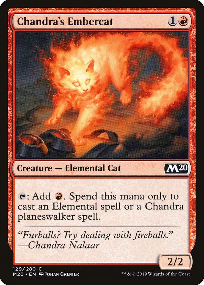 Chandra's Embercat [Core Set 2020] | Pegasus Games WI