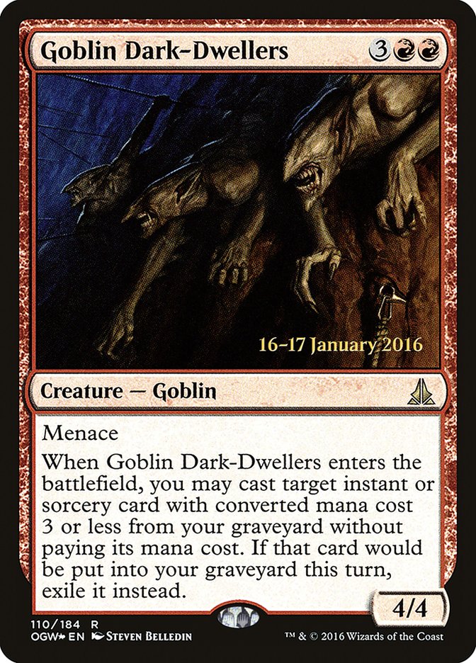 Goblin Dark-Dwellers [Oath of the Gatewatch Prerelease Promos] | Pegasus Games WI