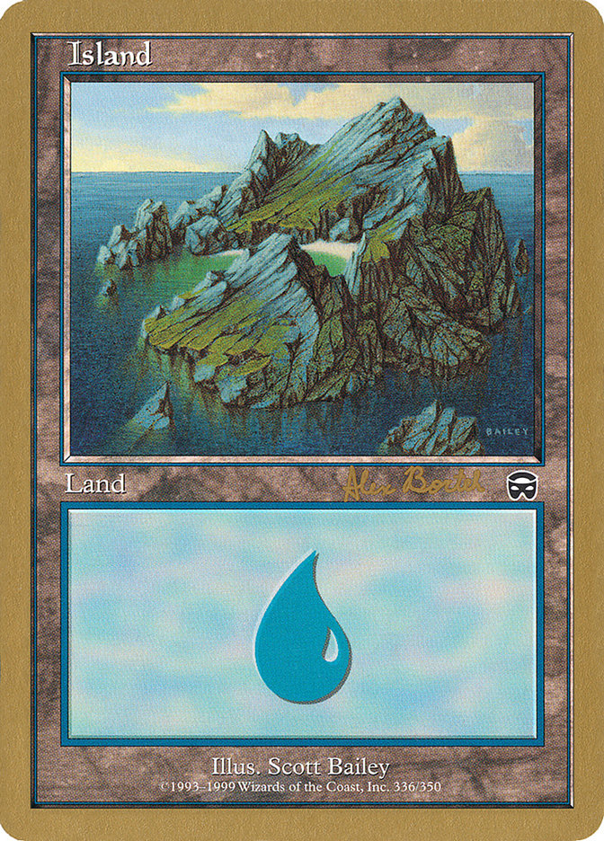 Island (ab336) (Alex Borteh) [World Championship Decks 2001] | Pegasus Games WI