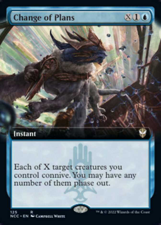 Change of Plans (Extended Art) [Streets of New Capenna Commander] | Pegasus Games WI