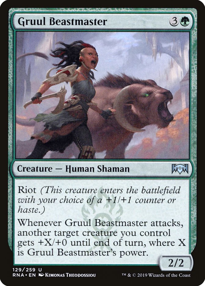 Gruul Beastmaster [Ravnica Allegiance] | Pegasus Games WI