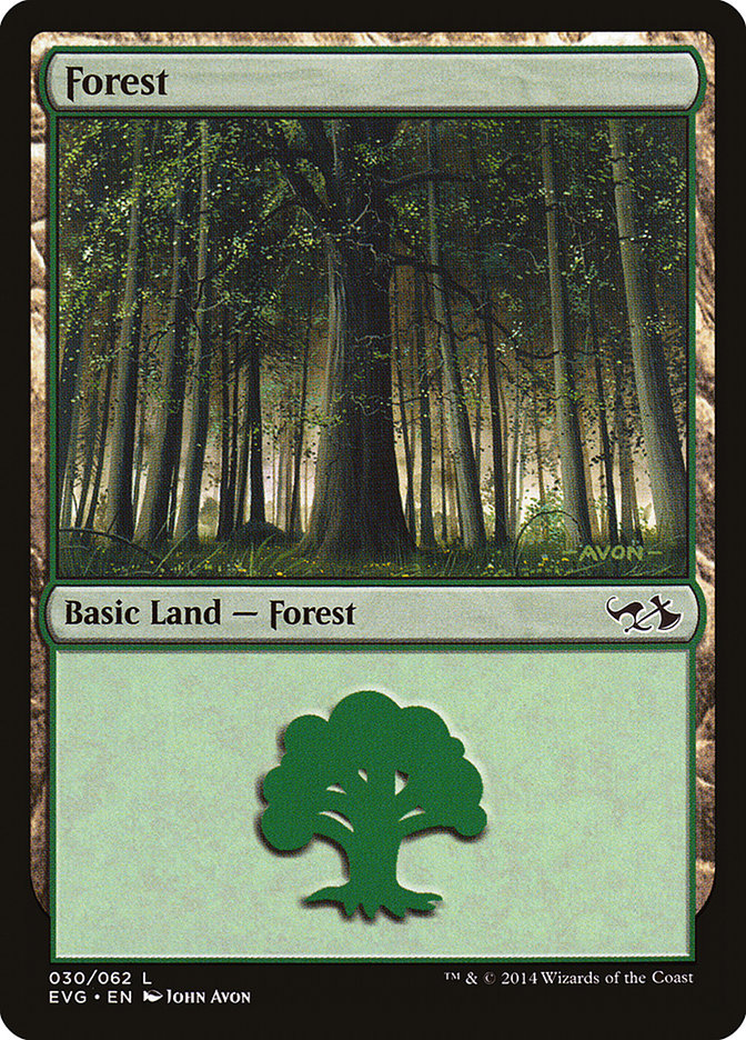 Forest (30) (Elves vs. Goblins) [Duel Decks Anthology] | Pegasus Games WI