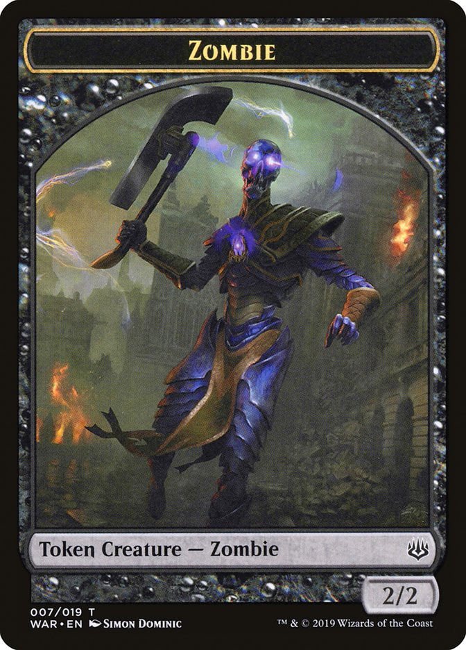 Zombie Token [War of the Spark Tokens] | Pegasus Games WI