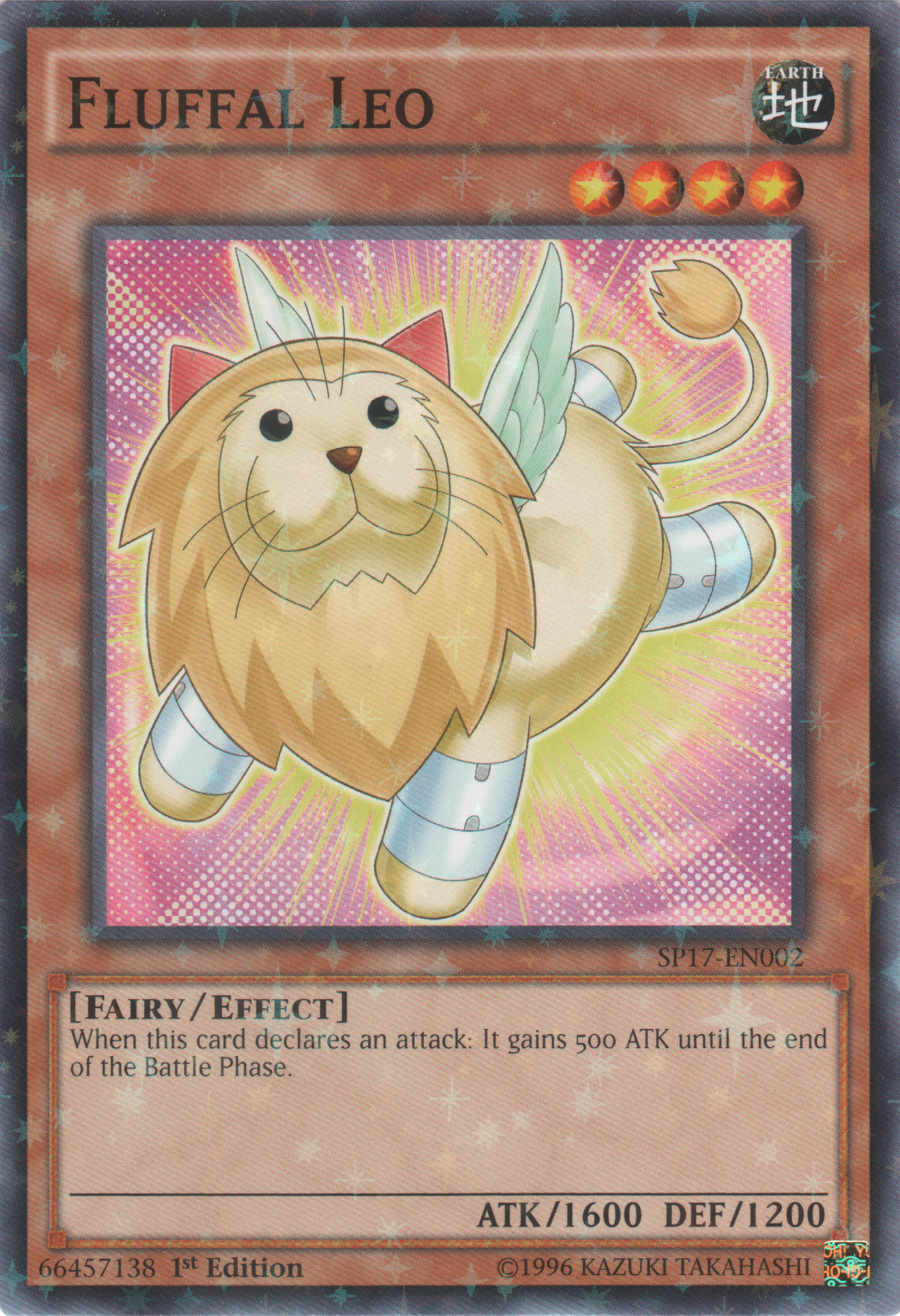 Fluffal Leo (Starfoil) [SP17-EN002] Starfoil Rare | Pegasus Games WI