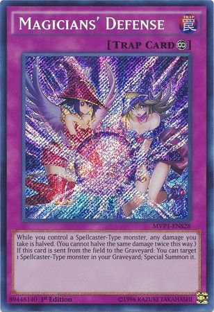 Magicians' Defense [MVP1-ENS28] Secret Rare | Pegasus Games WI