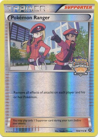 Pokemon Ranger (104/114) (Championship Promo) [XY: Steam Siege] | Pegasus Games WI