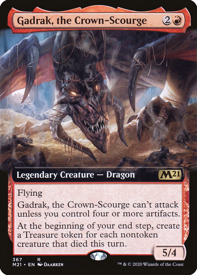 Gadrak, the Crown-Scourge (Extended Art) [Core Set 2021] | Pegasus Games WI