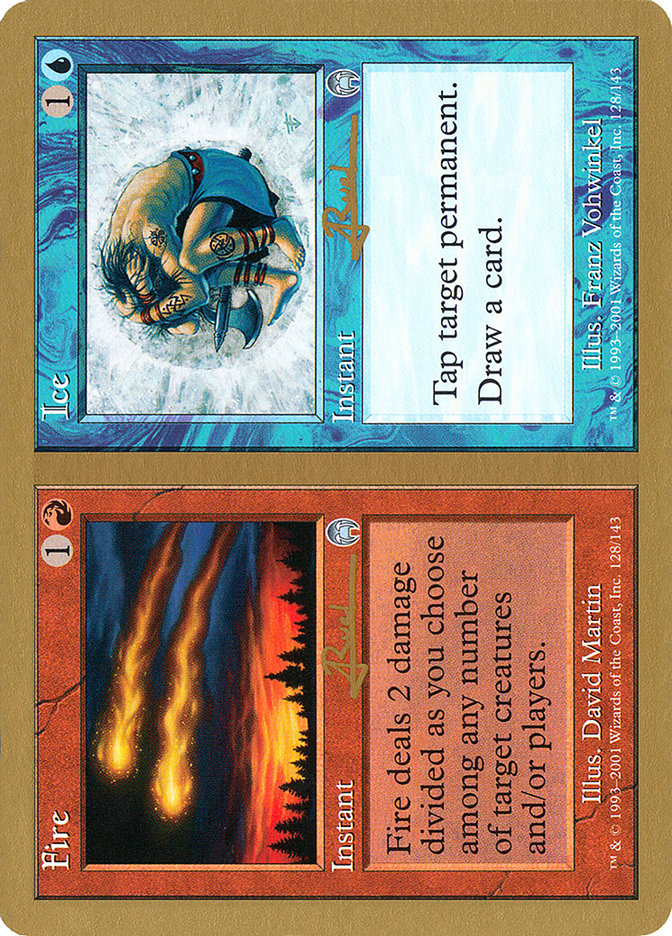 Fire // Ice (Antoine Ruel) [World Championship Decks 2001] | Pegasus Games WI