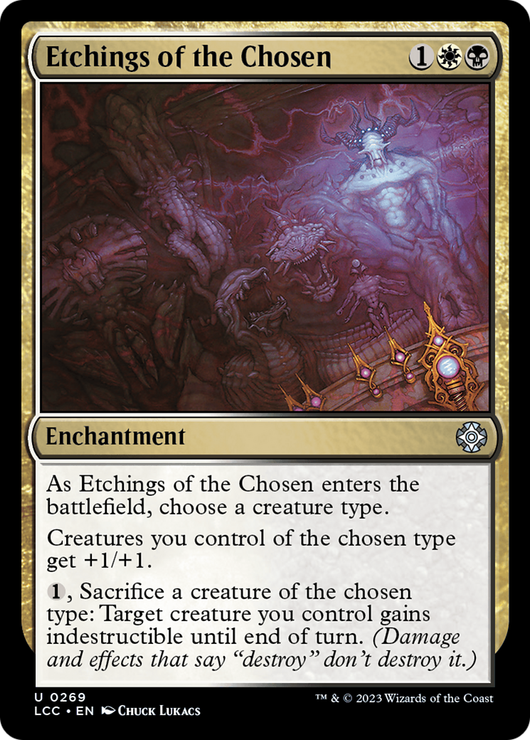 Etchings of the Chosen [The Lost Caverns of Ixalan Commander] | Pegasus Games WI