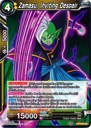 Zamasu, Inviting Despair [BT7-092] | Pegasus Games WI