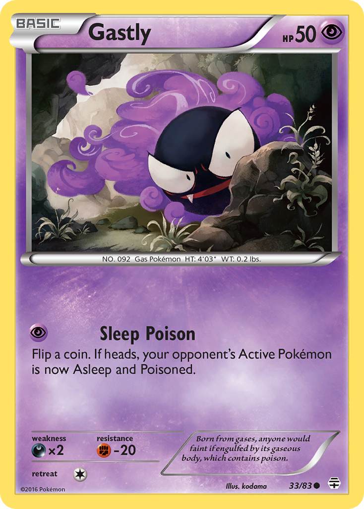 Gastly (33/83) [XY: Generations] | Pegasus Games WI