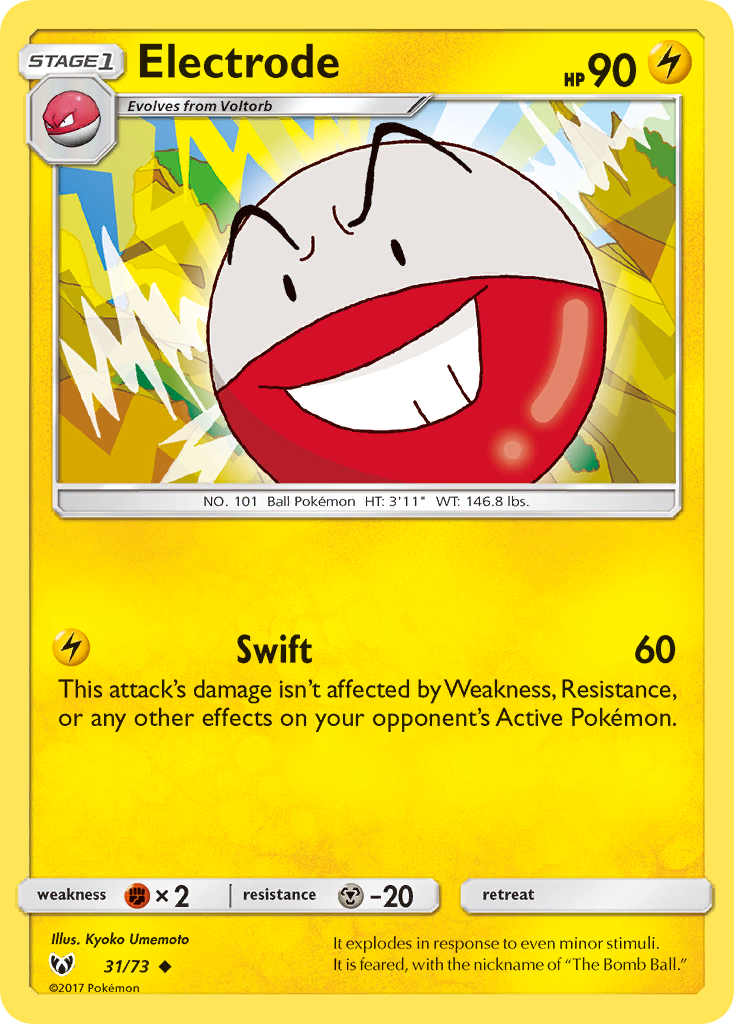 Electrode (31/73) [Sun & Moon: Shining Legends] | Pegasus Games WI