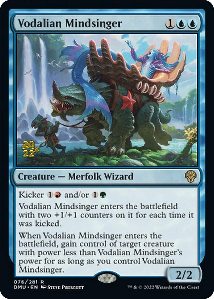 Vodalian Mindsinger [Dominaria United Prerelease Promos] | Pegasus Games WI