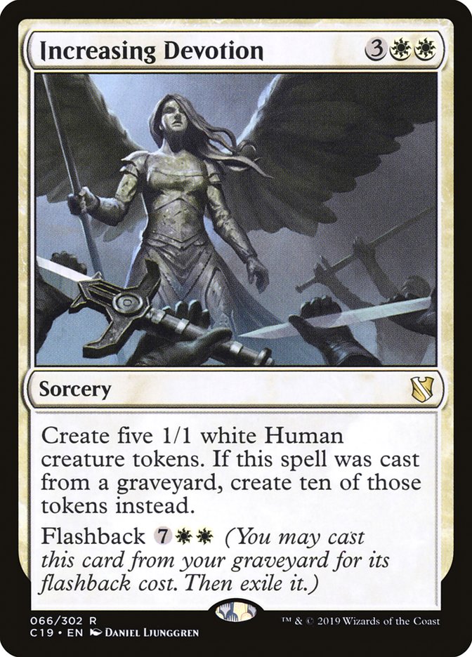 Increasing Devotion [Commander 2019] | Pegasus Games WI
