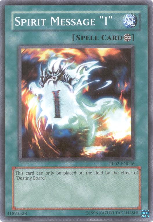 Spirit Message "I" [RP02-EN046] Common | Pegasus Games WI