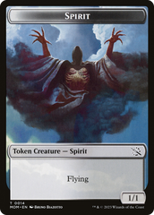 Monk // Spirit (14) Double-Sided Token [March of the Machine Tokens] | Pegasus Games WI