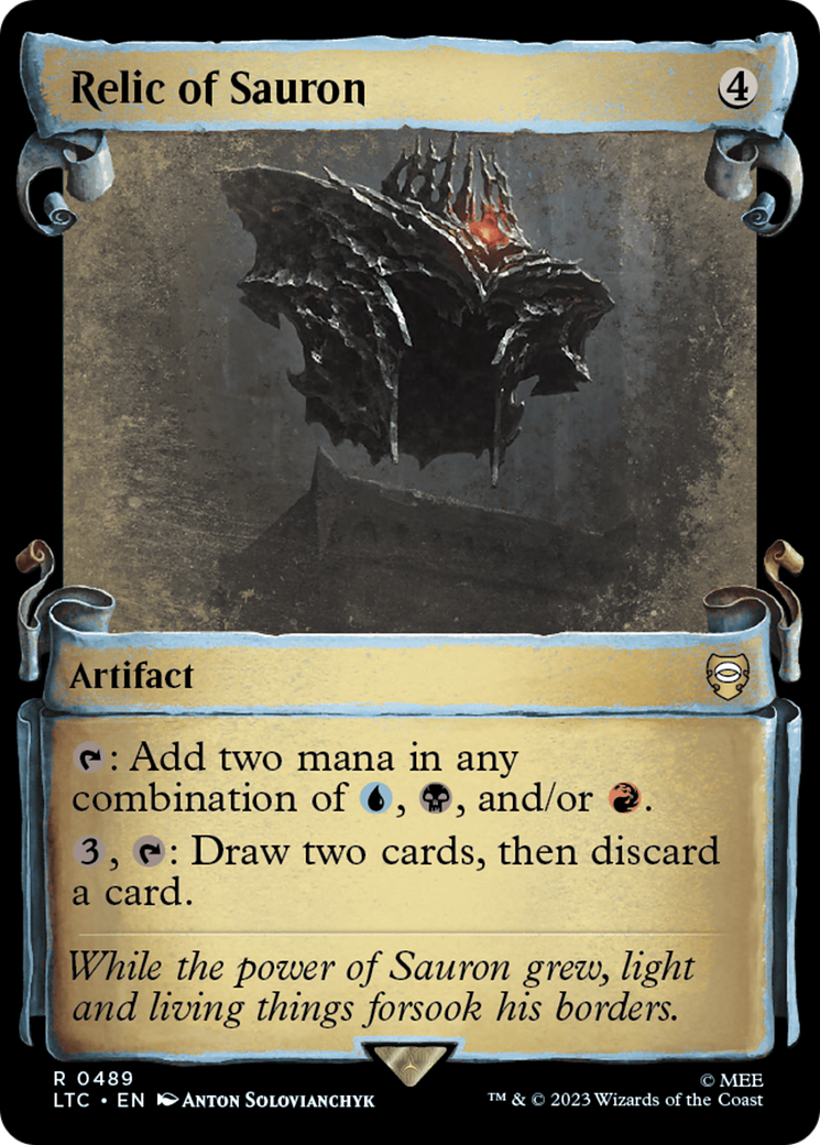 Relic of Sauron [The Lord of the Rings: Tales of Middle-Earth Commander Showcase Scrolls] | Pegasus Games WI