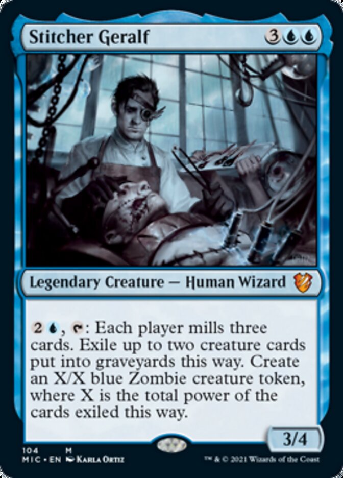 Stitcher Geralf [Innistrad: Midnight Hunt Commander] | Pegasus Games WI