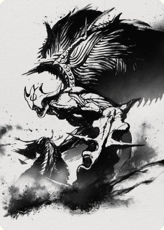 Phyrexian Vindicator 2 Art Card [Phyrexia: All Will Be One Art Series] | Pegasus Games WI