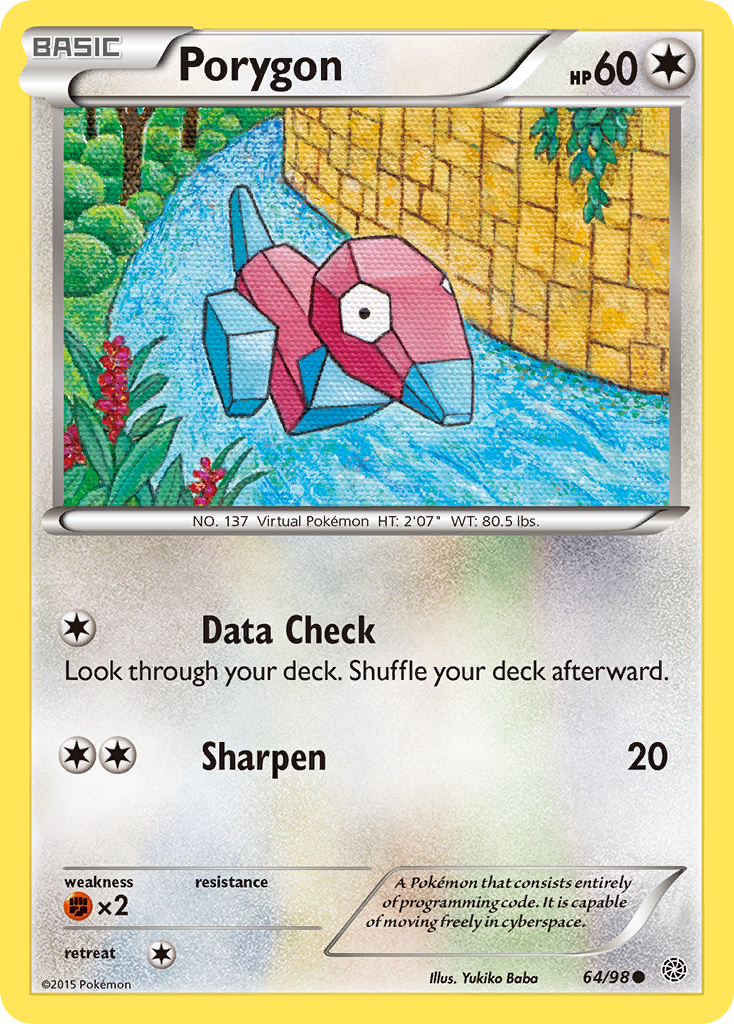 Porygon (64/98) [XY: Ancient Origins] | Pegasus Games WI