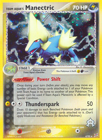 Team Aqua's Manectric (4/95) [EX: Team Magma vs Team Aqua] | Pegasus Games WI